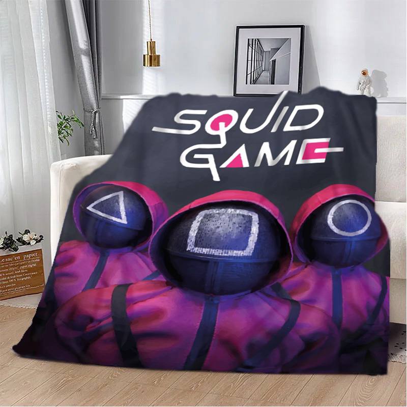 Плед 3D Игра в кальмара SQUID GAME 12297 160х200 см