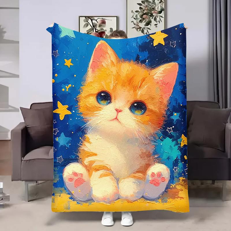 Плед 3D Звездный котик 29001 135х160 см