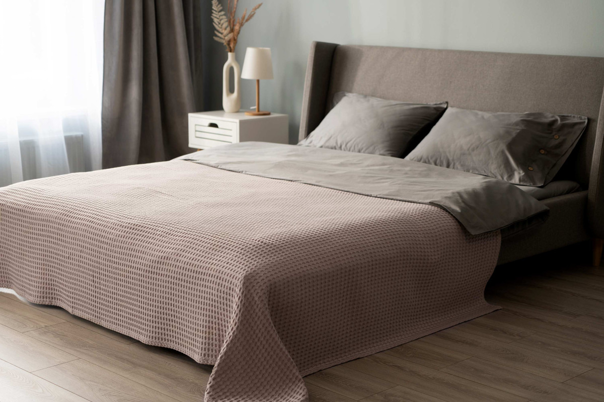 Плед Ardesto Pique ART0816PE 160х230 см бежевый Плед Ardesto Pique ART0816PE 160х230 см бежевый