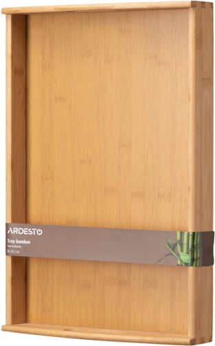 Поднос прямоугольный Ardesto Midori AR1438BM 38х26х7 см бежевый Поднос прямоугольный Ardesto Midori AR1438BM 38х26х7 см бежевый