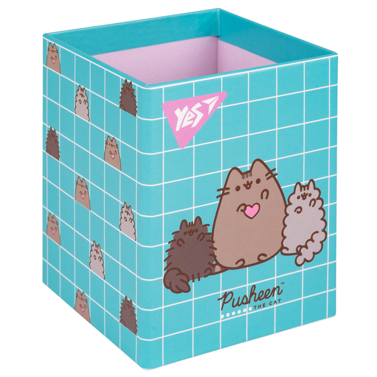 Подставка для письменных принадлежностей YES Pusheen 708216 8х8х10 см