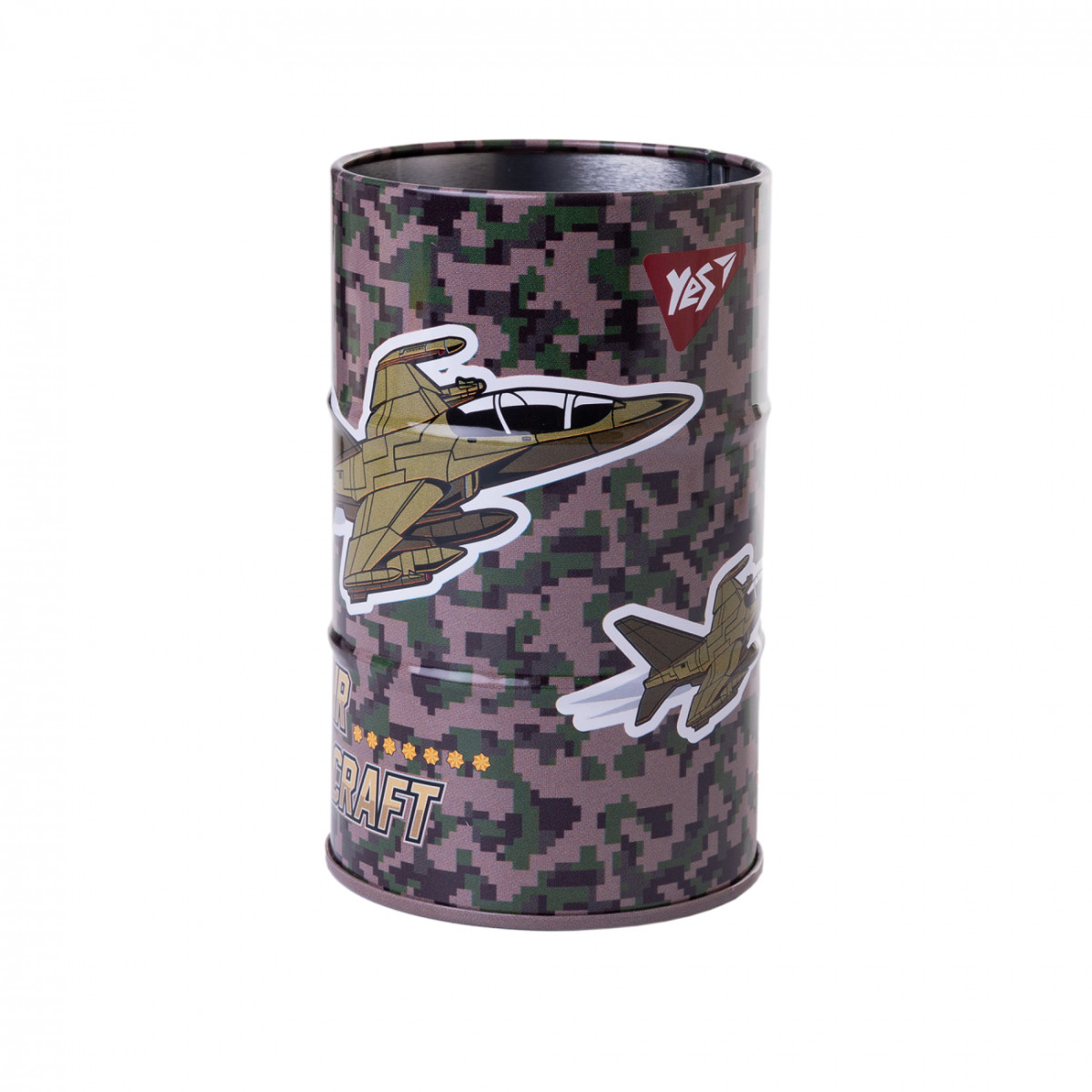 Подставка для письменных принадлежностей YES Military 708097 6,5х10,8 см