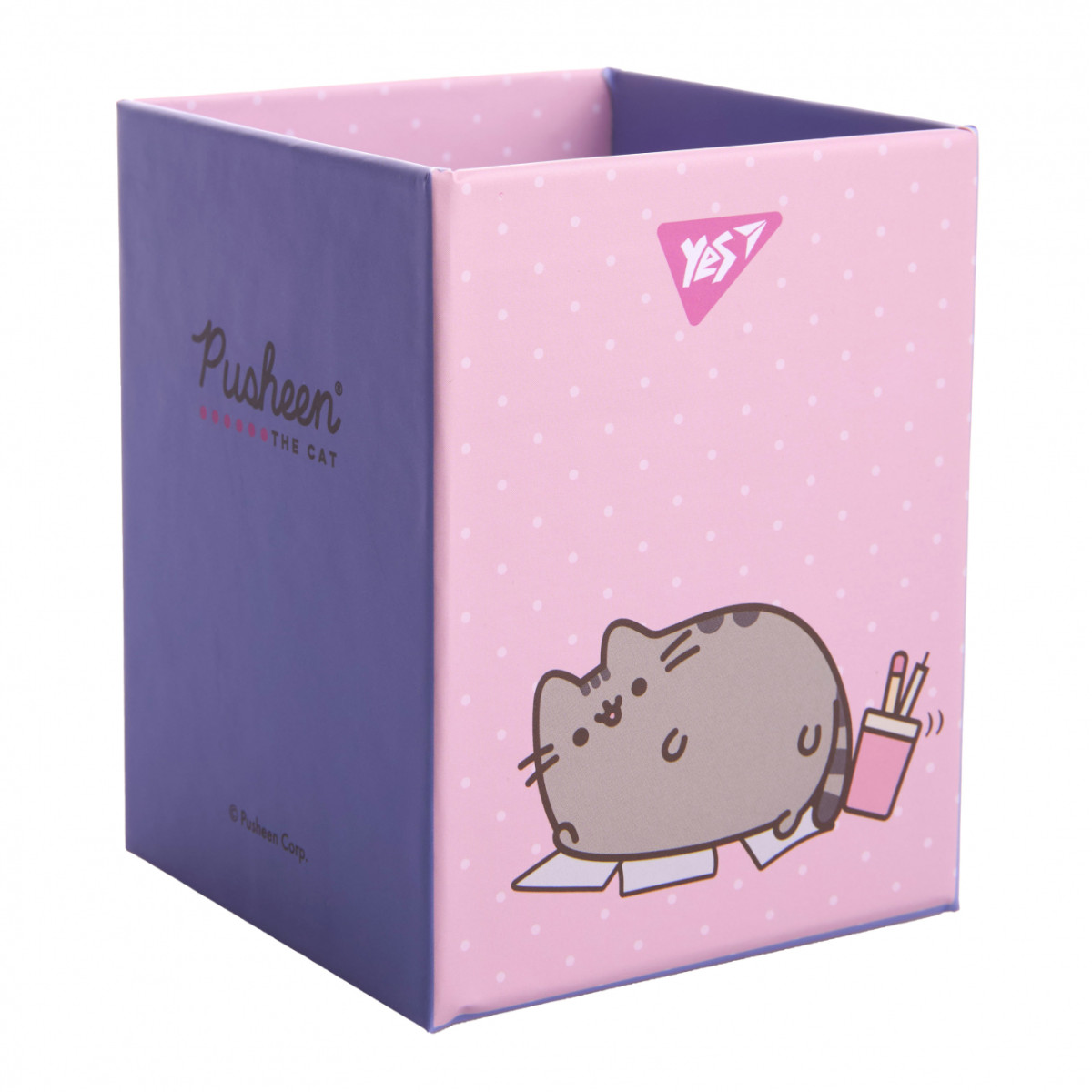 Подставка для письменных принадлежностей YES Pusheen 1 708333 8х8х10 см