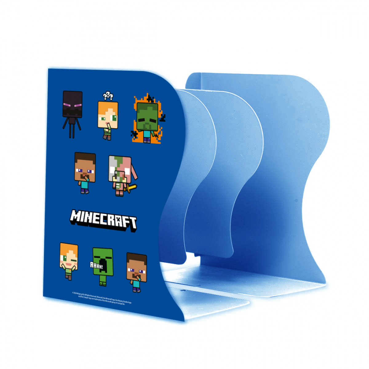 Подставка для книг раздвижная YES Minecraft 470492 19х10х15 см