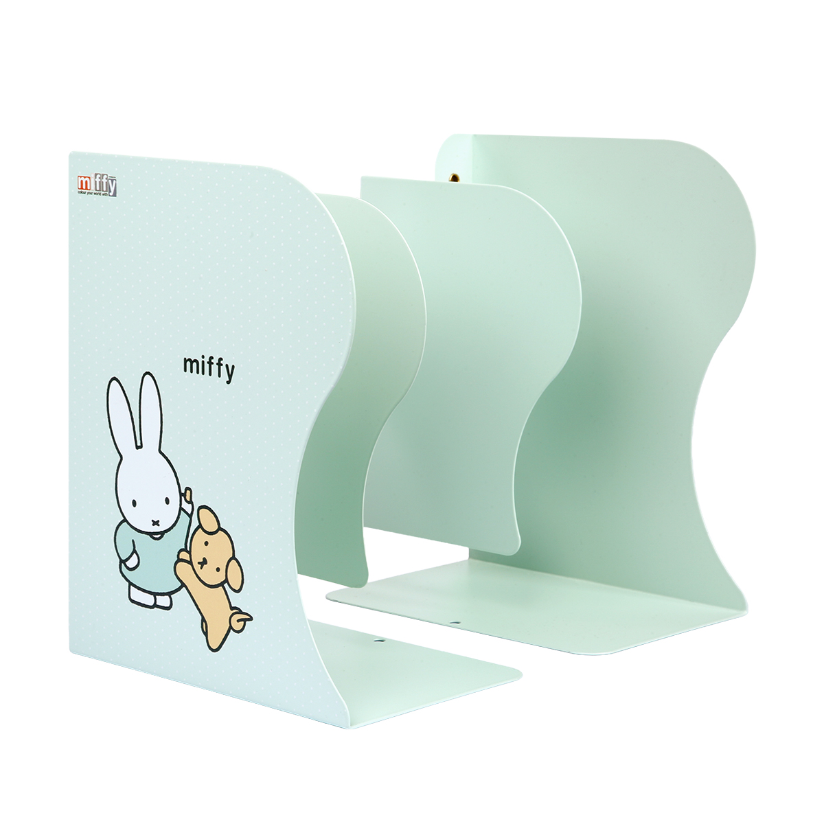 Подставка для книг раздвижная металлическая YES Miffy 470545 19х10х15 см