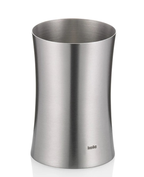 Стакан для зубных щеток Kela EleganСe 18292 10х6.5 см серебристый