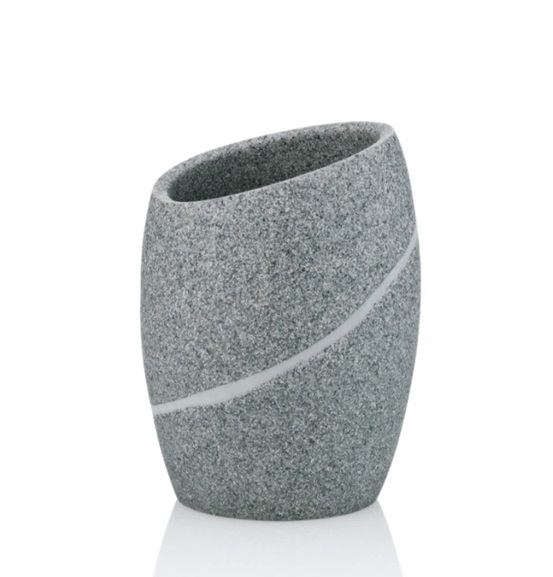 Стакан для зубных щеток Kela Talus 20256 11х8 см серый
