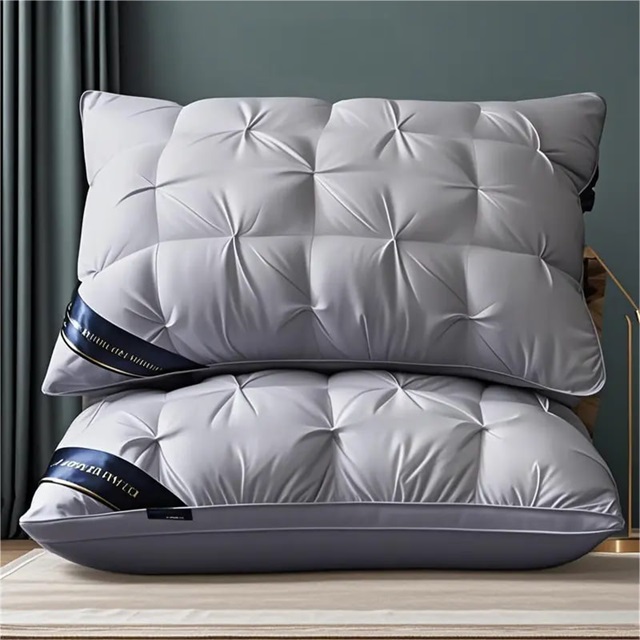 Подушка тесто из из полиефирного волокна Hotel pillow 19536 50х70 см серая