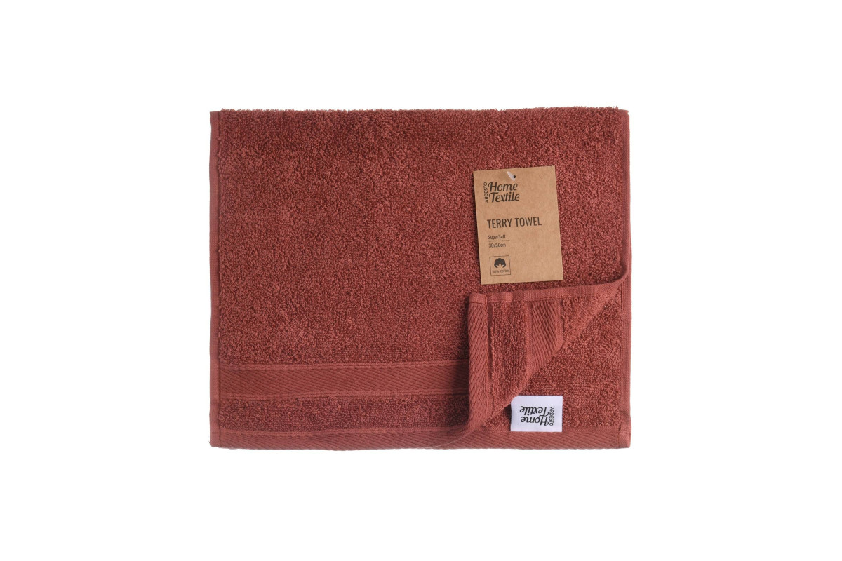 Полотенце махровое Ardesto Super Sof ART-2230-RT 50х30 см терракотовое Полотенце махровое Ardesto Super Sof ART-2230-RT 50х30 см терракотовое