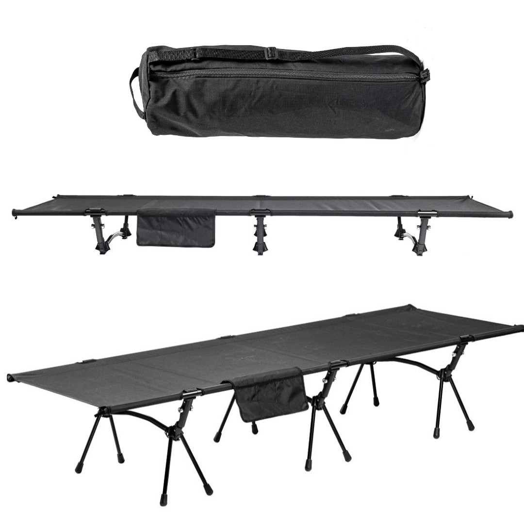 Раскладушка Ranger Compact Hike RA5521 8-38х190х70 см черная