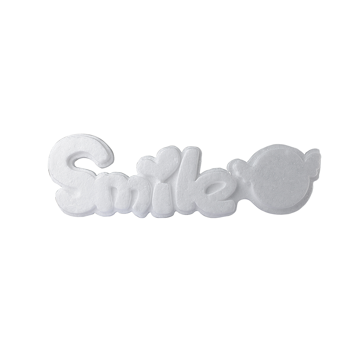 Пенопластовая фигурка для творчества Santi Smile 742642 39.5 см 1 шт белая