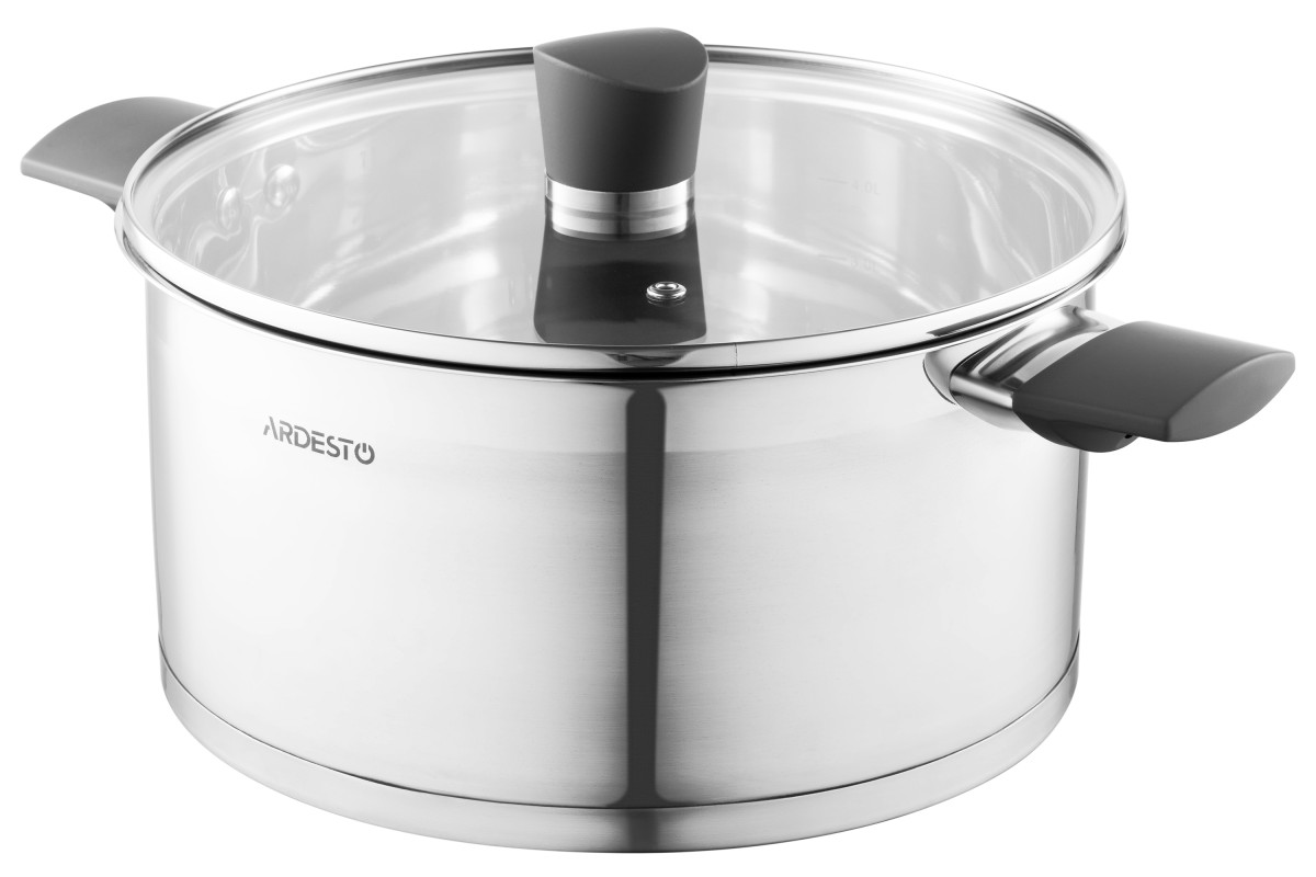 Кастрюля Ardesto Gemini AR-3652-G 24 см 5.2 л