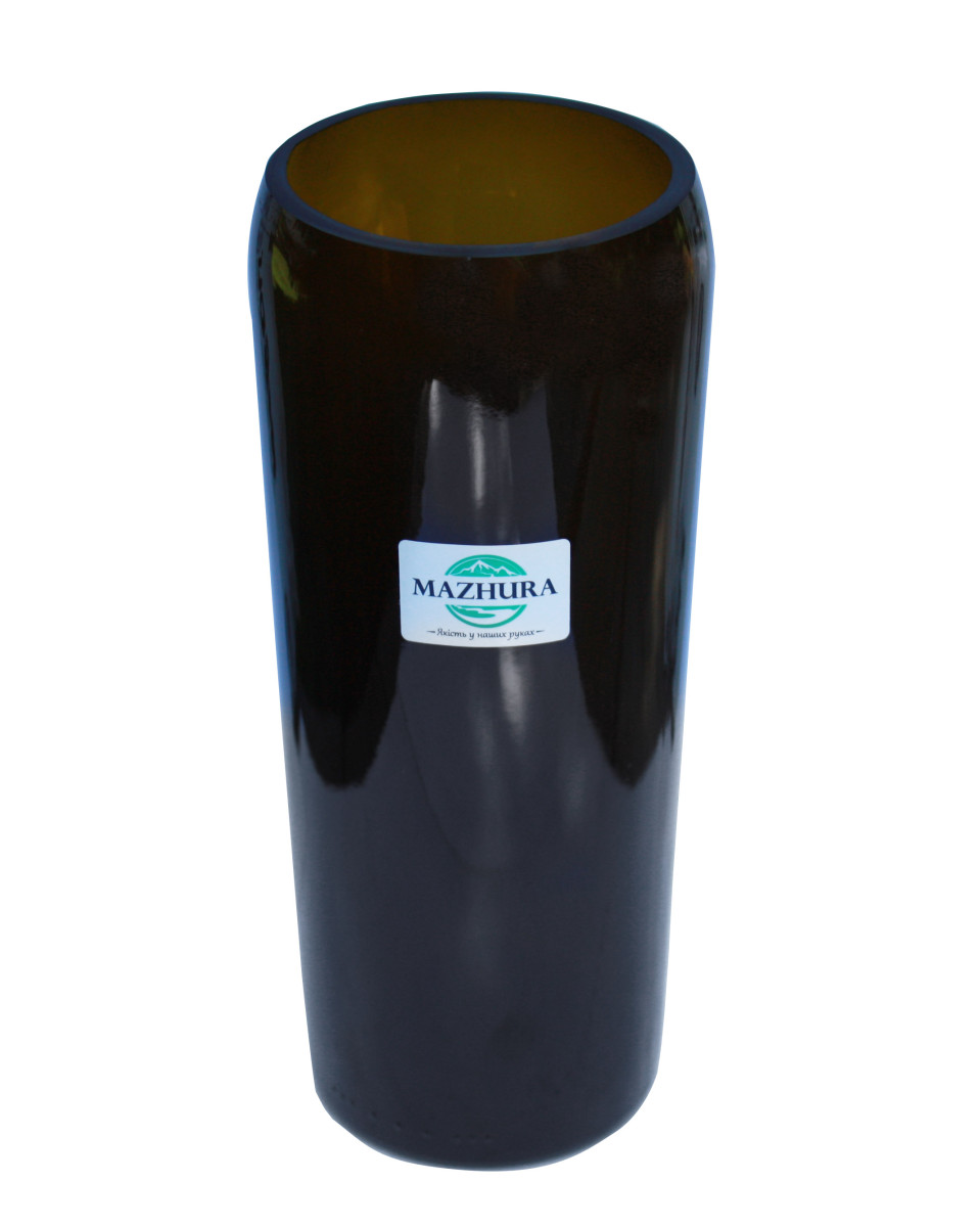 Ваза стеклянная Mazhura Vine MZ-707865 18х8 см