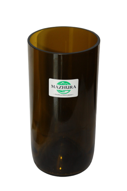 Ваза стеклянная Mazhura Vine MZ-708521 15.5х7.5 см