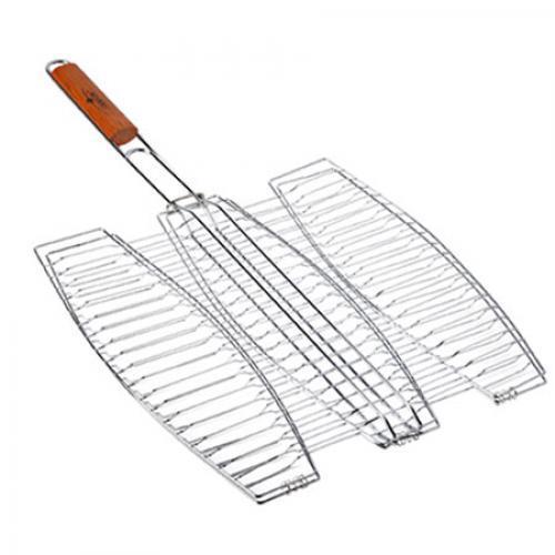 Решетка для гриля и рыбы Stenson MH-0089 36х40х65 см