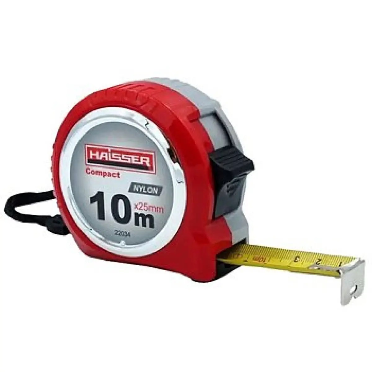 Рулетка измерительная Haisser 22034 94641 10 м 25 мм красная