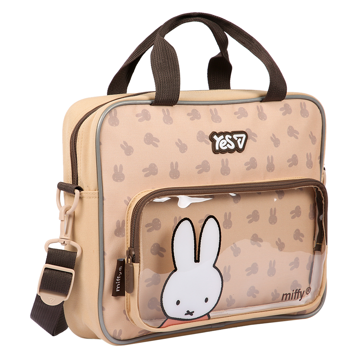 Сумка школьная А4 YES В-1 Miffy Bunny 550420 2.7х6.5х34 см
