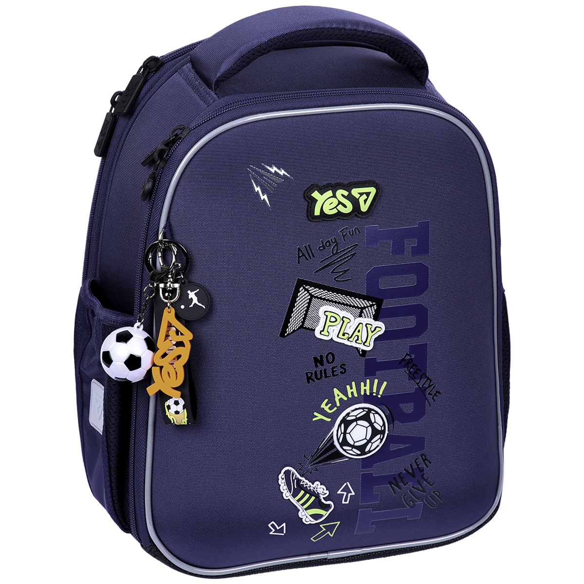 Рюкзак школьный каркасный YES H-100S Play Football 550213 14.7 л