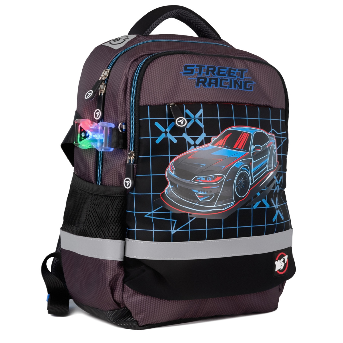 Рюкзак школьный YES S-52 Ergo Street Racing 559569 13 л