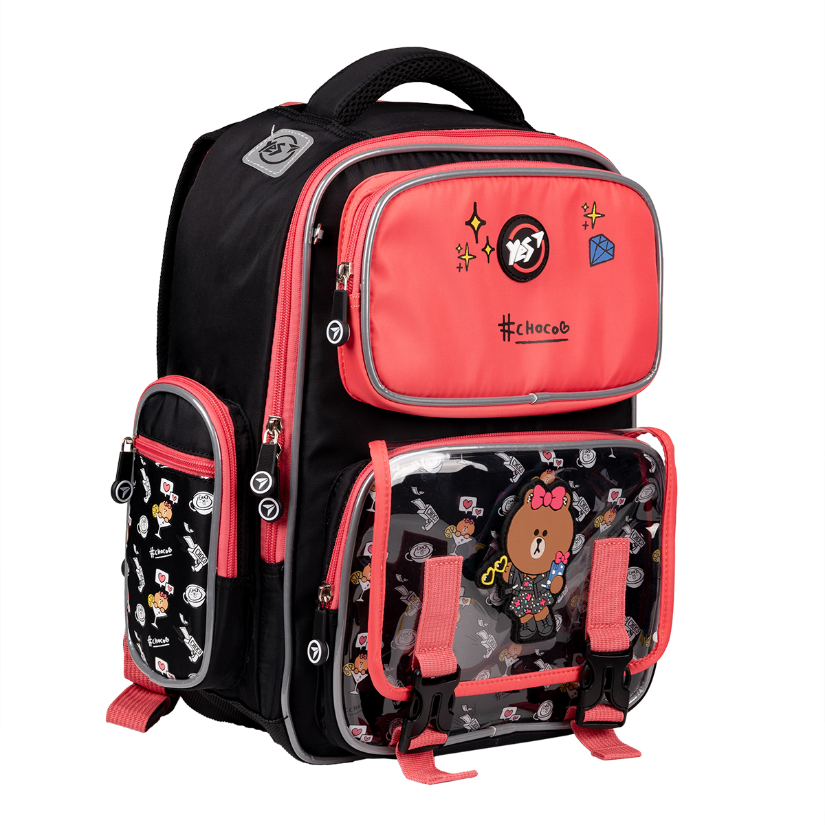 Рюкзак школьный YES S-101 Line Friends 559592 17 л