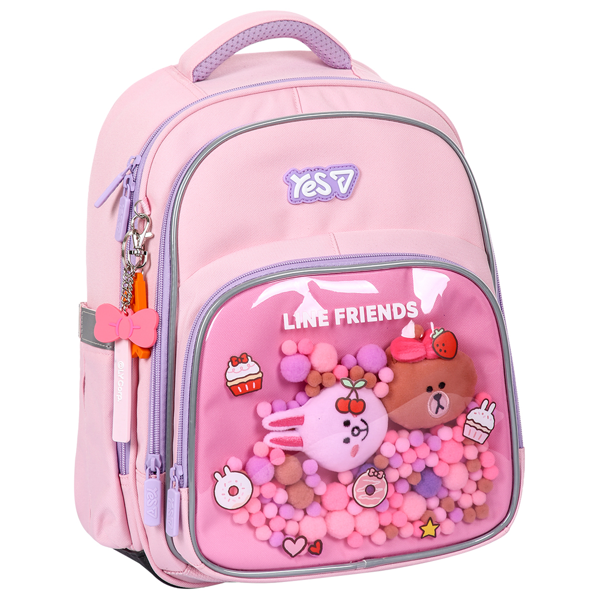 Рюкзак школьный YES S-91M Line Friends Dreamy 550247 17.1 л
