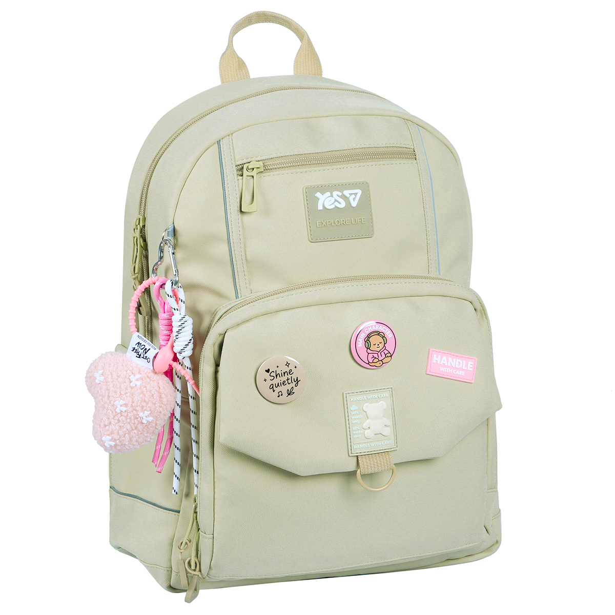 Рюкзак школьный YES Т-115M Quiet 550336 17.3 л