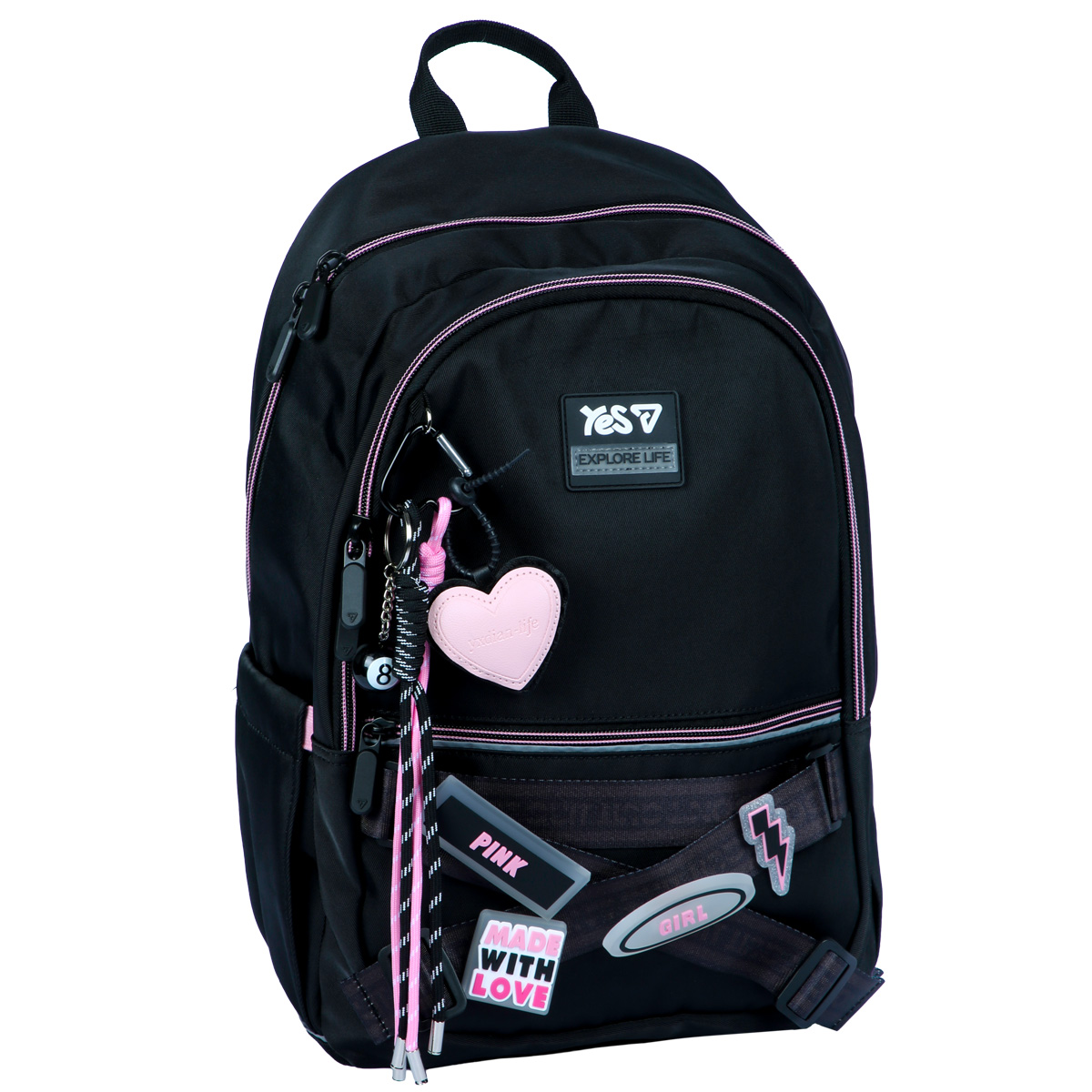 Рюкзак школьный YES TS-113M With Love 550320 17.7 л