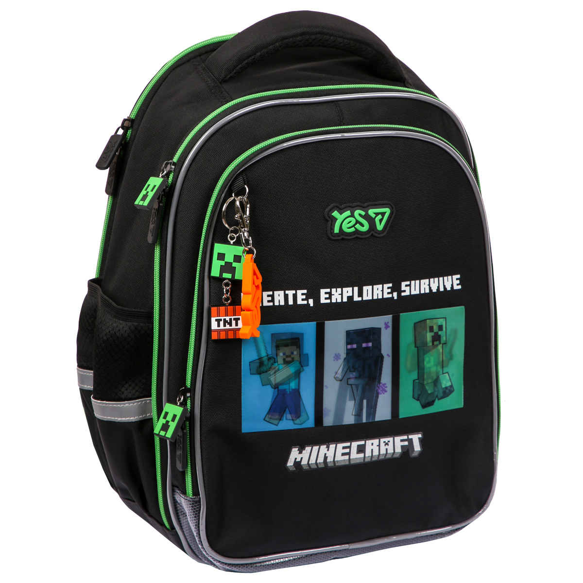 Рюкзак школьный YES S-111M Minecraft Reality 550244 18.5 л