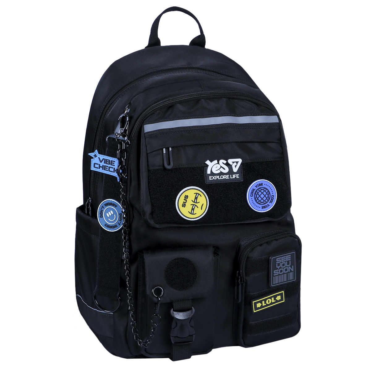 Рюкзак школьный YES TS-43L Vibe 550344 20.6 л