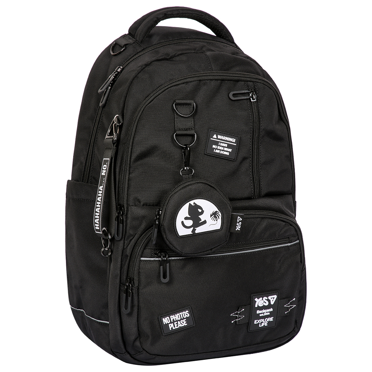Рюкзак школьный YES TS-50L Black Cat 550375 24 л