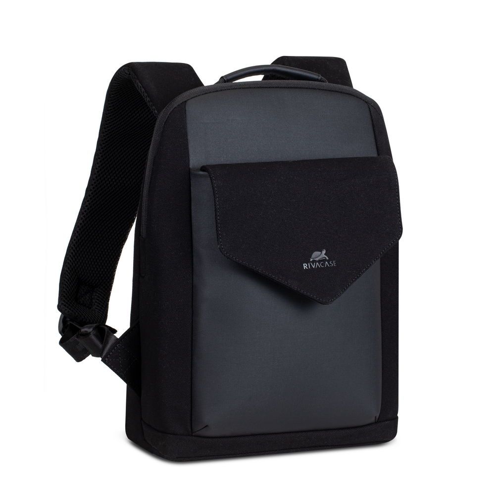 Рюкзак городской Rivacase 8521 Cardiff / Black 25х35х11 см черный