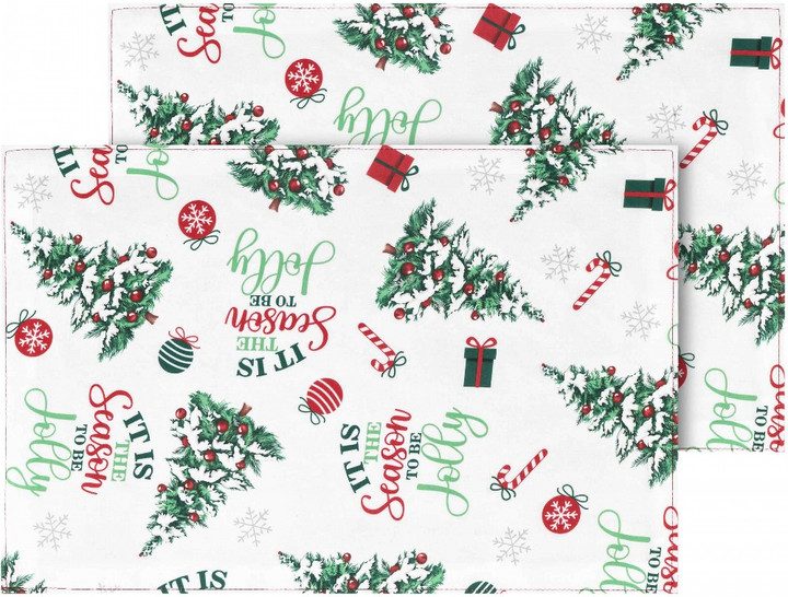 Набор сервировочных салфеток Ardesto Christmas Tree ART15HT 30х45 см 2 шт