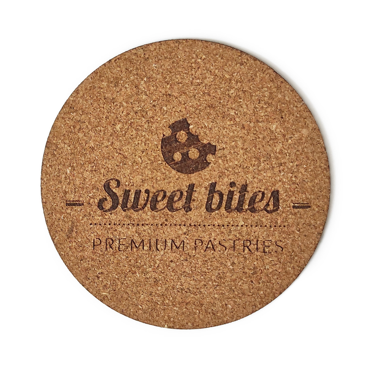 Подставка сервировочная Mazhura Sweet Bites MZ-731428 9.5 см бежевая