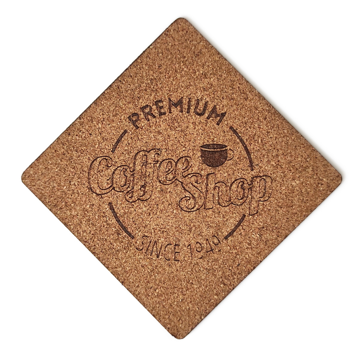 Подставка сервировочная Mazhura Coffe Shop MZ-731425 9.5х9.5 см бежевая