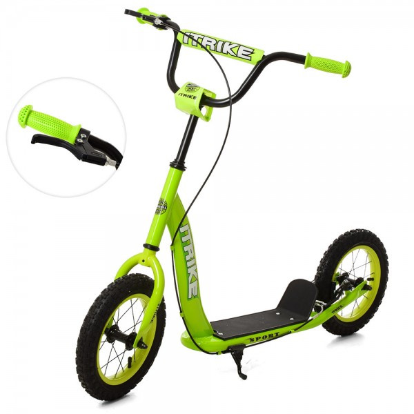 Самокат I-Trike SR2-043-1-GR 12 дюймов зеленый