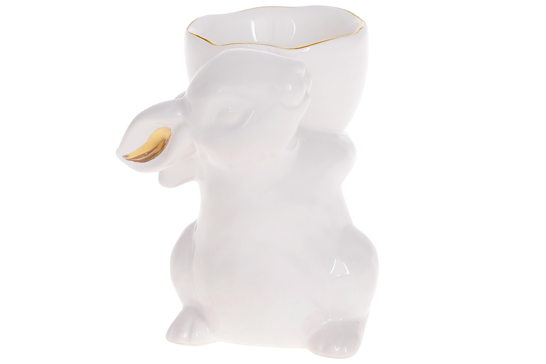 Подставка для яйца Bona Di Bunny 795-203 9 см белая