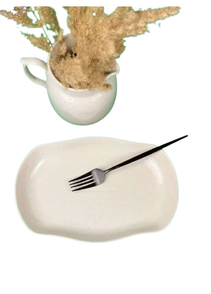 Блюдо сервировочное Декор Керамика Cappuccino Вересень К-7202 27х17.5х4 см