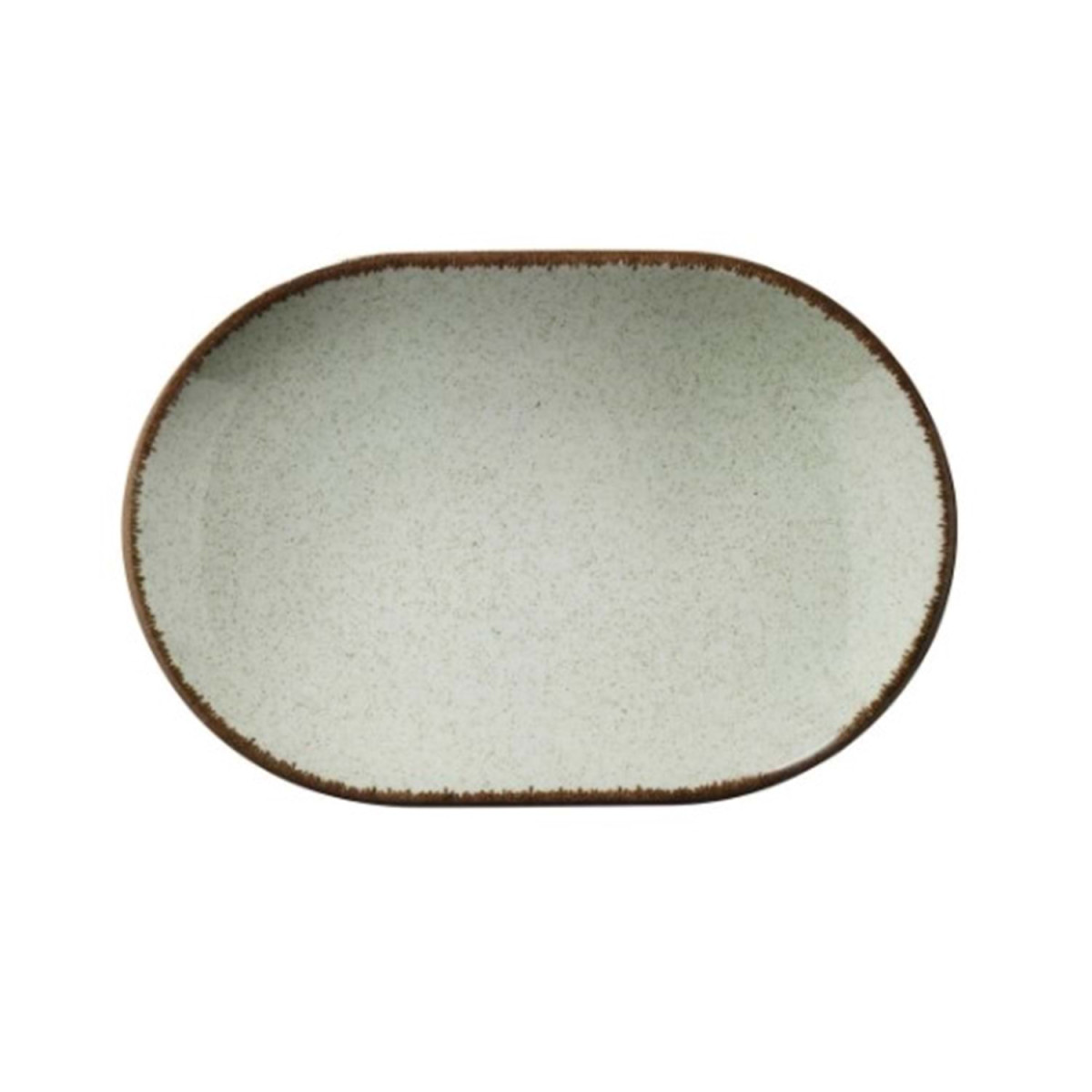 Блюдо овальное Colorx Kutahya Pearl CXOFD-32-KY-730-P-03 32 см зеленое