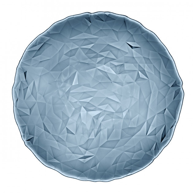 Блюдо стеклянное 33 см Diamond Ocean Blue Bormioli Rocco 431260-F-26321990