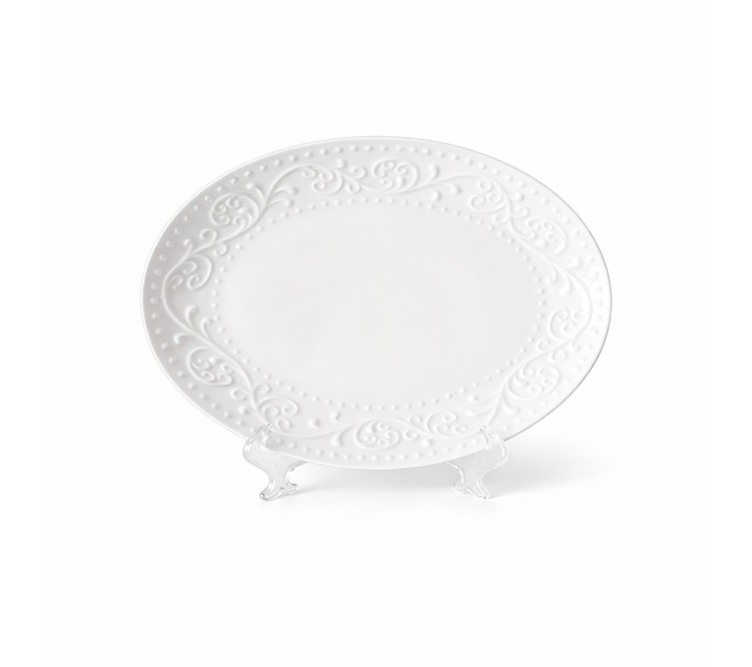 Блюдо овальное SNT Dolche vita 30311-00 31 см белое Блюдо овальное SNT Dolche vita 30311-00 31 см белое