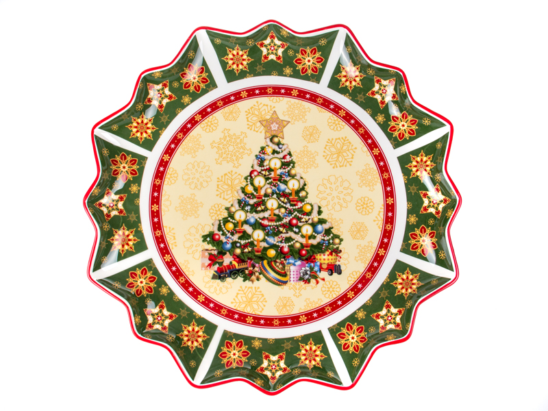 Блюдо Lefard Christmas collection 986-094 38х4 см