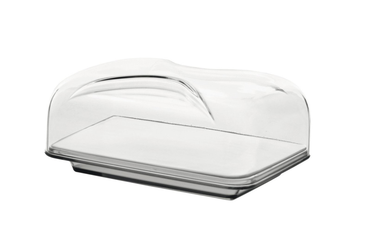 Блюдо для сыра Guzzini Gocce 27010092 11.5х25.5х18 см серое