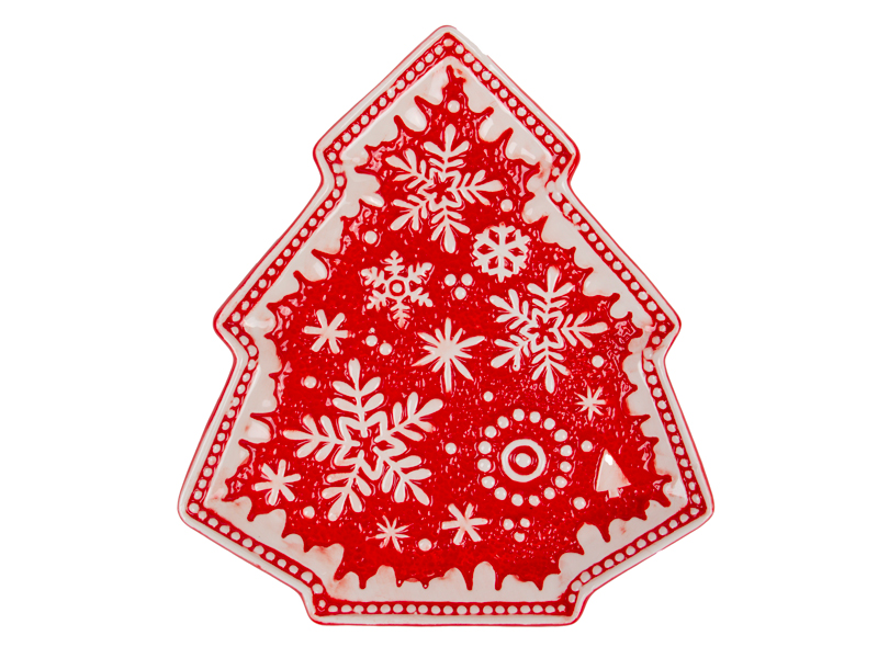 Блюдо Lefard Snowflake 824-008 23х20х2,5 см