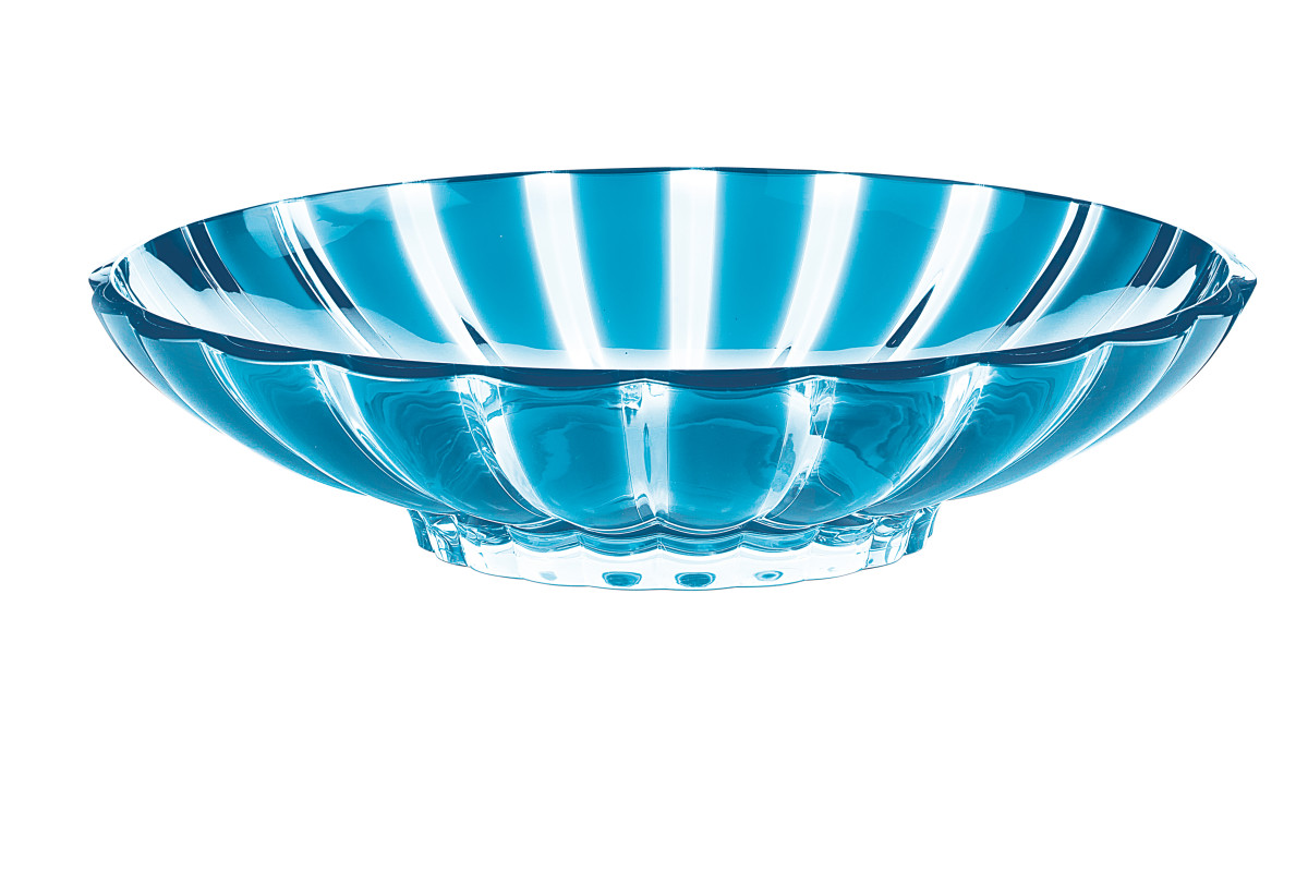 Блюдо сервировочное Guzzini Dolcevita 29790148 37.5х30.5 см голубое