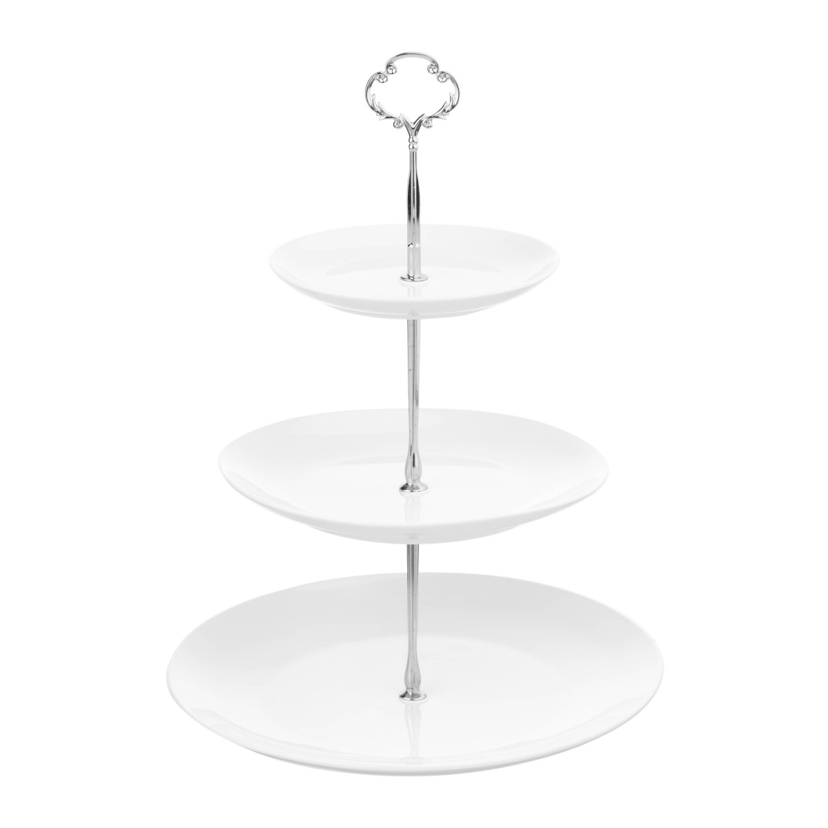 Блюдо 3-х ярусное Ardesto AR0960 26.8х26.8х34.5 см белое Блюдо 3-х ярусное Ardesto AR0960 26.8х26.8х34.5 см белое