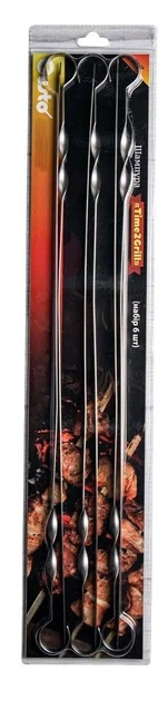 Набор шампуров Gusto Time2Grill GT-7112 45 см 6 шт Набор шампуров Gusto Time2Grill GT-7112 45 см 6 шт