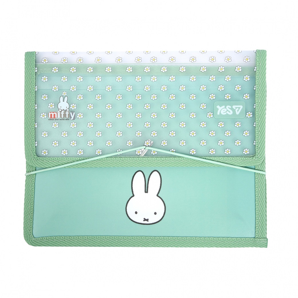 Папка для тетрадей на резинке В5 YES Miffy 492333 20х24х5 см