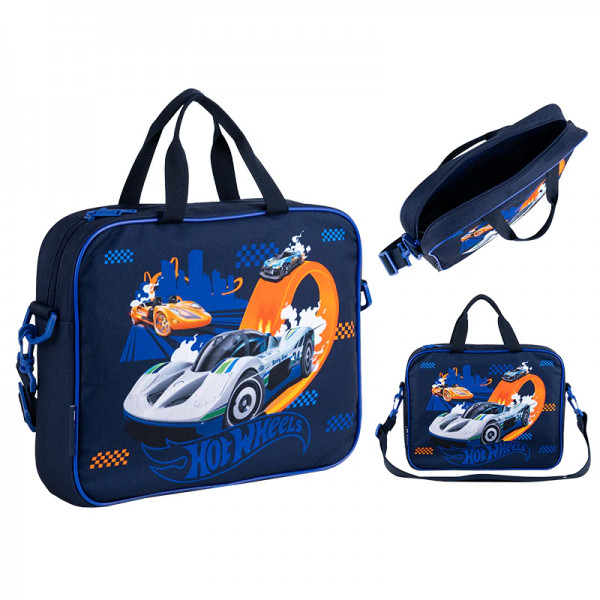 Папка-сумка А4 Kite Hot Wheels HW25-589 27х34х7 см