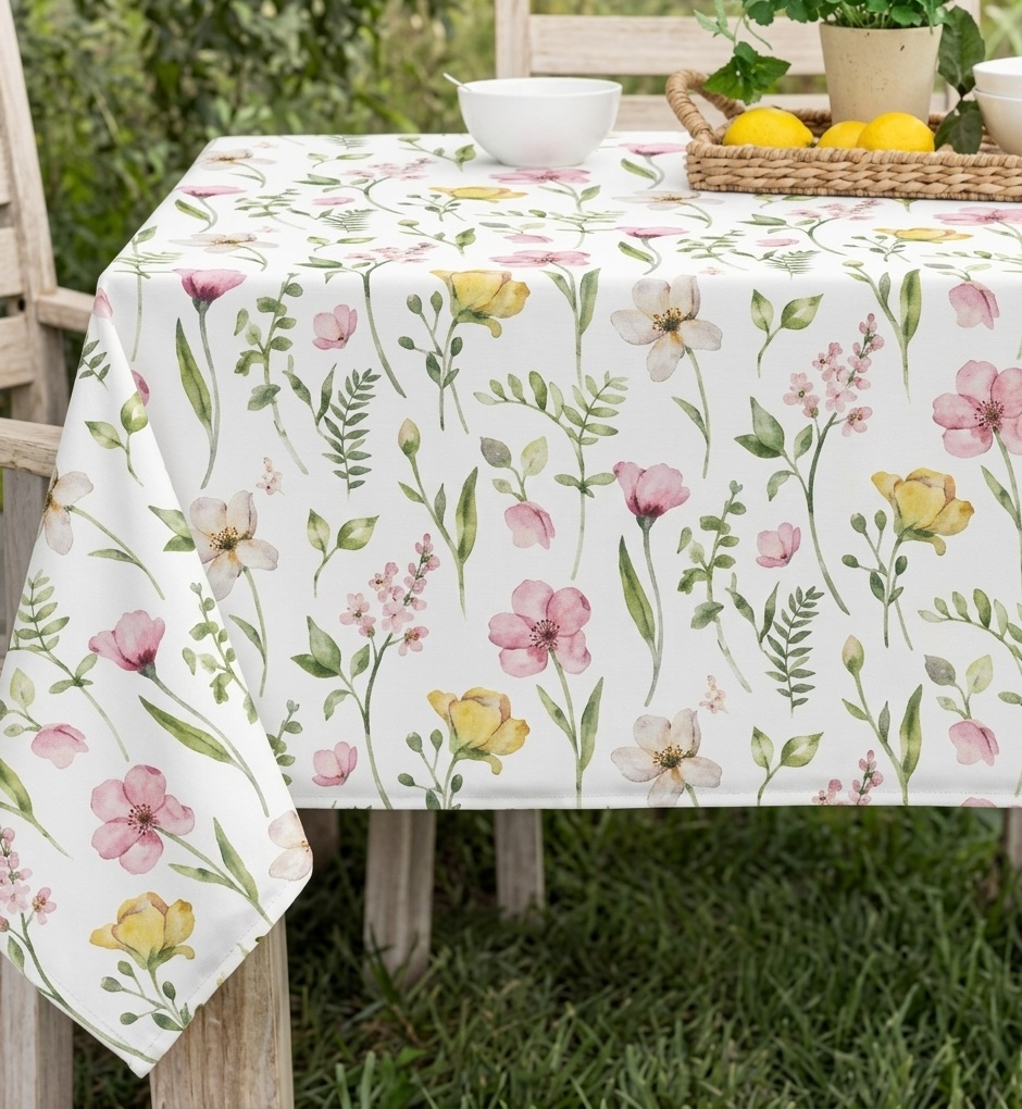 Скатерть Ardesto Spring flowers ART07FL 120х140 см