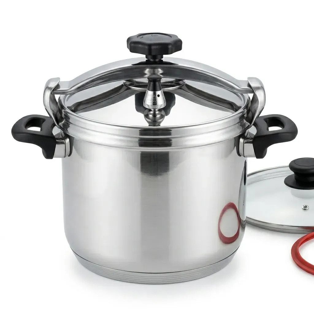 Кастрюля-скороварка Bohmann ВН-3515 15 л 30 см серебристая Кастрюля-скороварка Bohmann ВН-3515 15 л 30 см серебристая